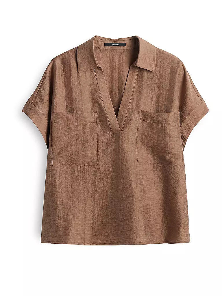 SOMEDAY | Blusenshirt ZLEANA | Marrone