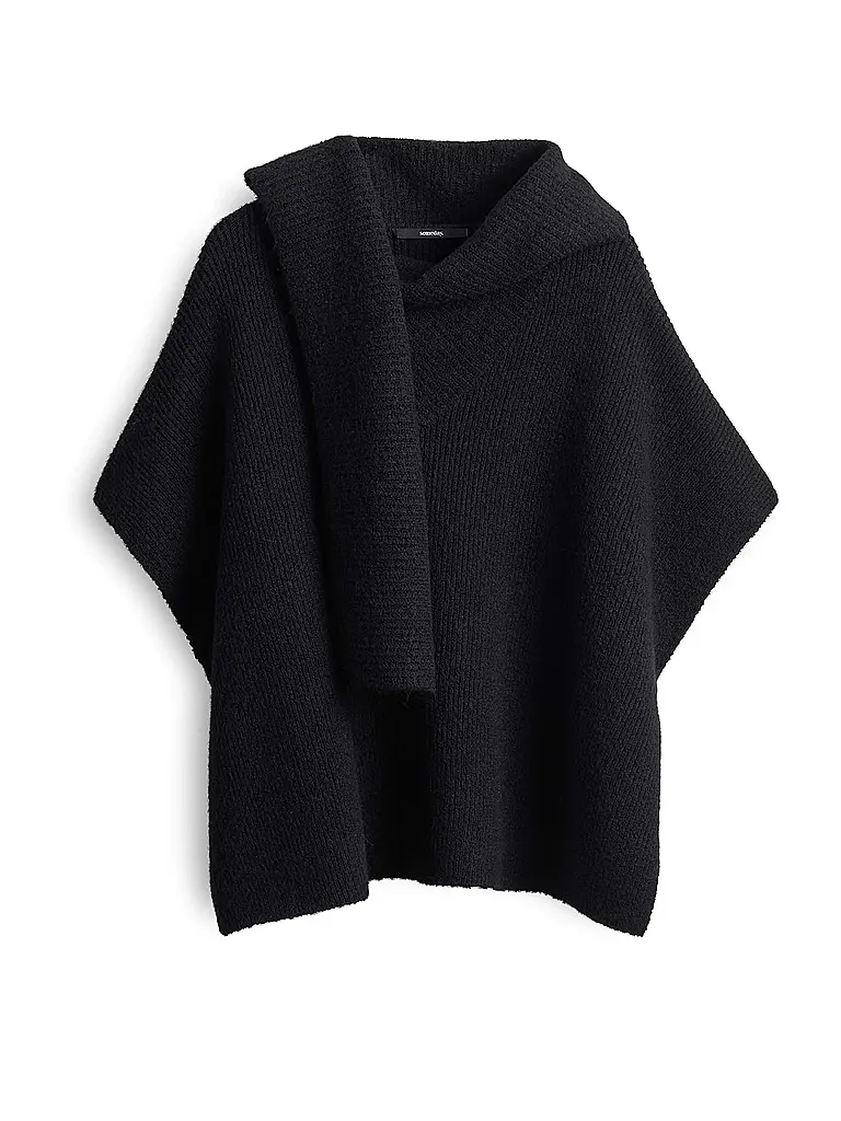 SOMEDAY | Cape - Poncho BOLANA CAPE | Nero