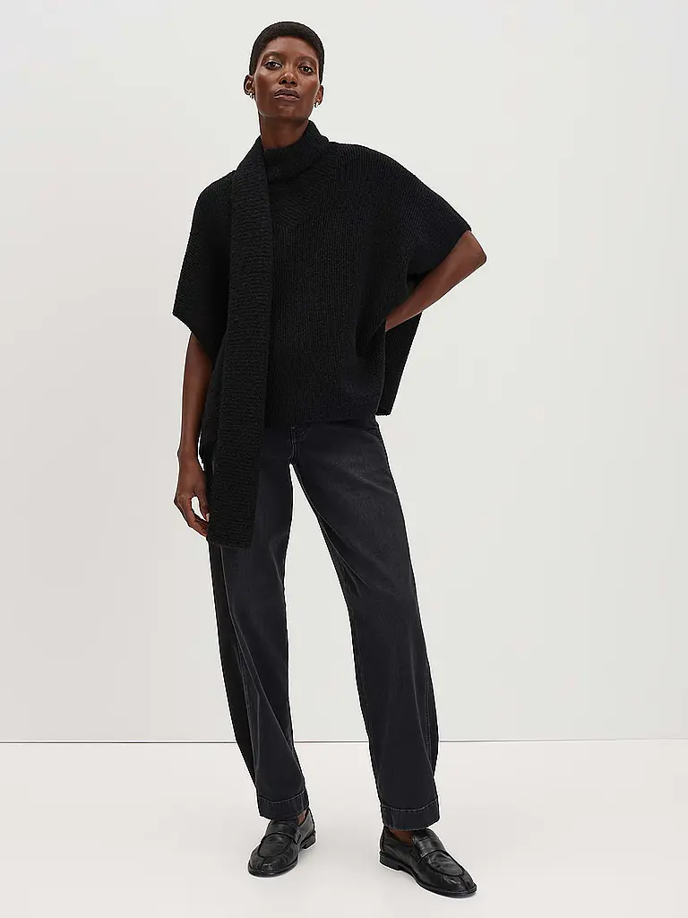 SOMEDAY | Cape - Poncho BOLANA CAPE | Nero