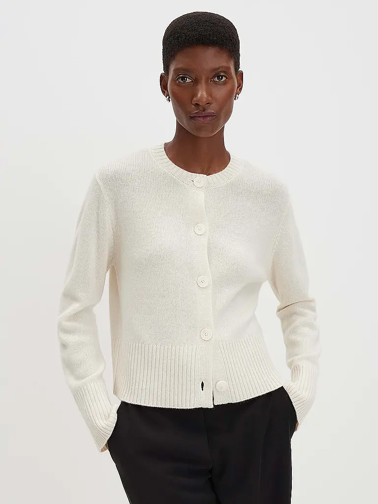 SOMEDAY | Cardigan in cashmere TEOLA | Crema