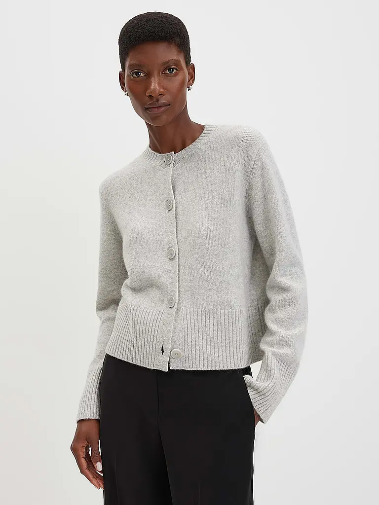 SOMEDAY | Cardigan in cashmere TEOLA | Grigio chiaro