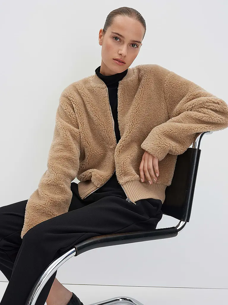 SOMEDAY | Giacca in pelliccia sintetica UFURRY | Marrone chiaro