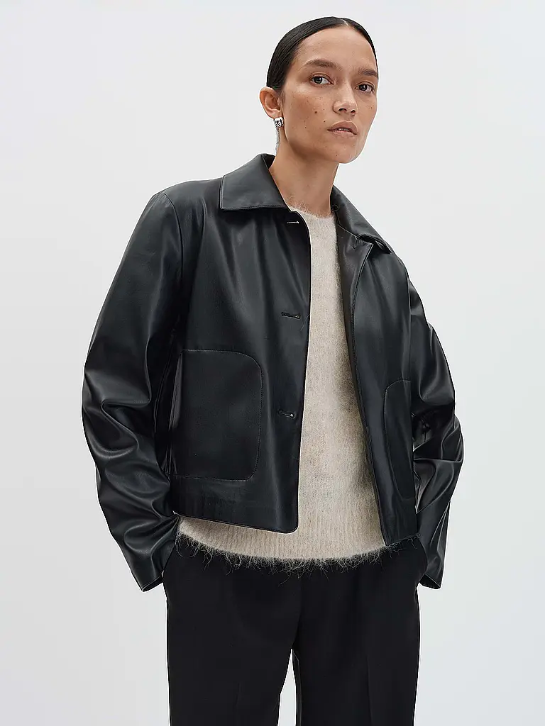 SOMEDAY | Giacca in similpelle NEATHER | Nero