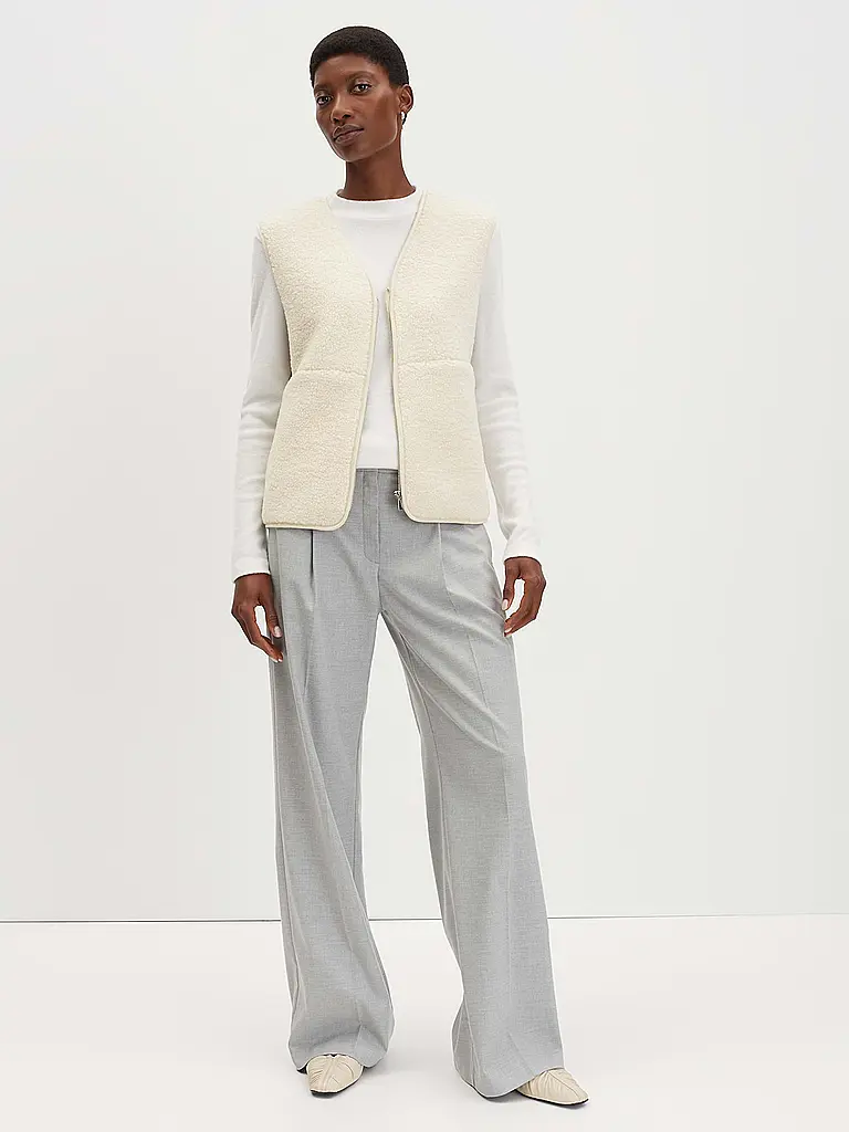 SOMEDAY | Gilet in pelliccia sintetica ULIV | Crema