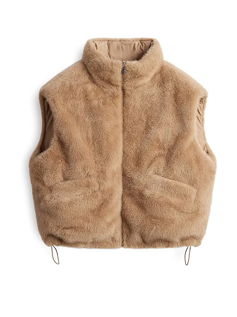 SOMEDAY | Gilet in pelliccia sintetica VAARI | Senape