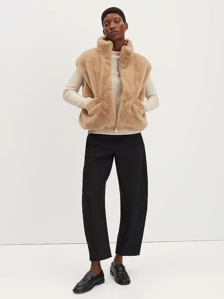 SOMEDAY | Gilet in pelliccia sintetica VAARI | Senape