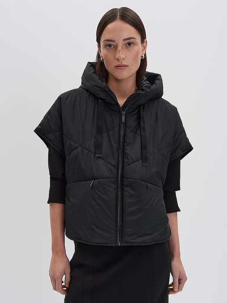 SOMEDAY | Gilet trapuntato VENKARA | Nero