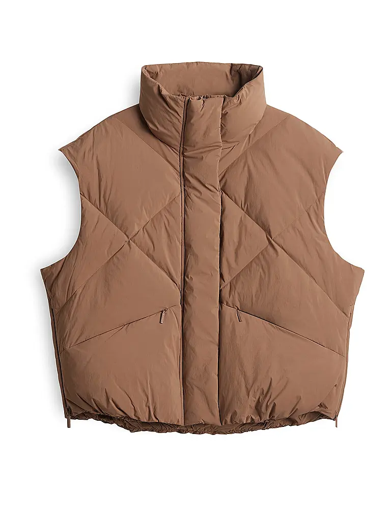 SOMEDAY | Gilet trapuntato VESARA | Cammello