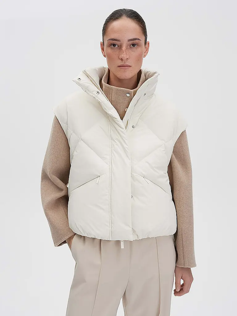 SOMEDAY | Gilet trapuntato VESARA | Crema