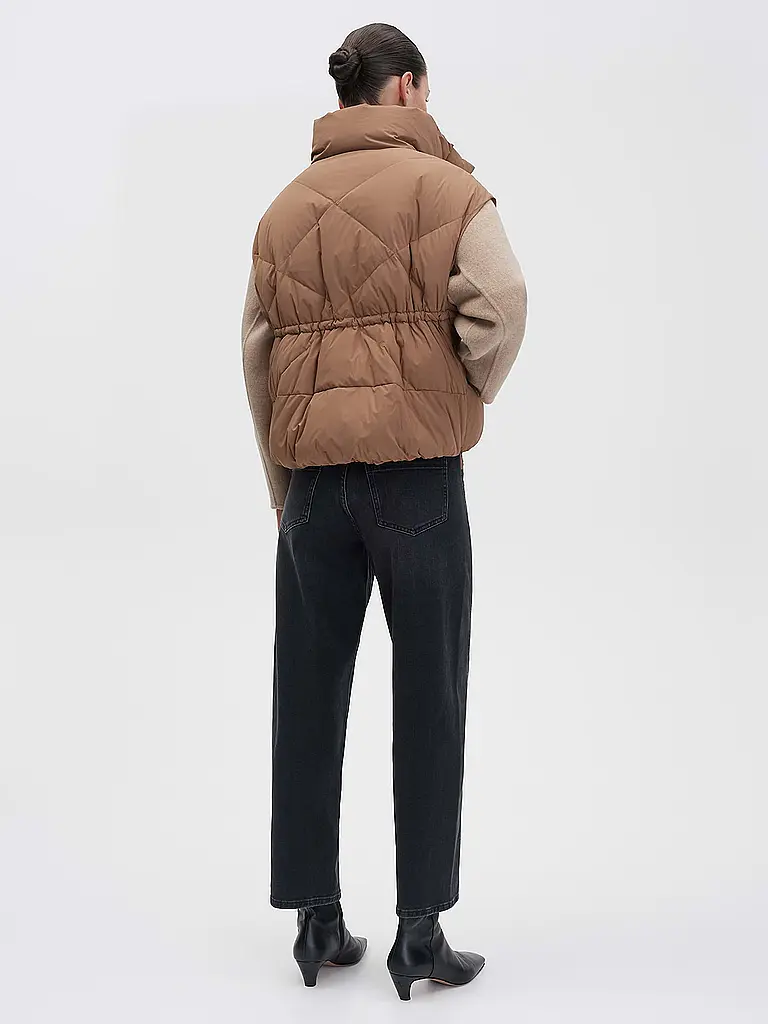 SOMEDAY | Gilet trapuntato VESARA | Cammello