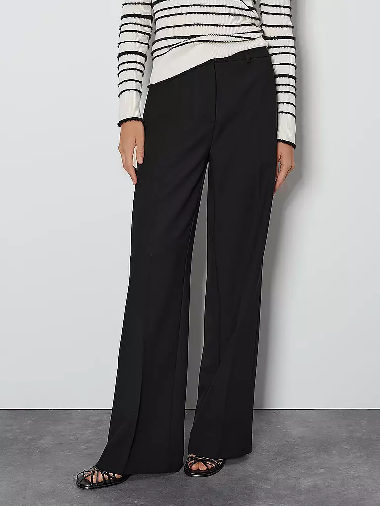 SOMEDAY | Hose Wide Fit CATSBY | Nero