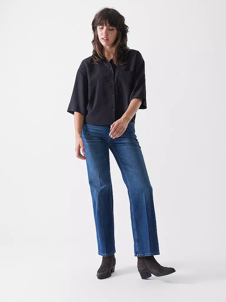 SOMEDAY | Jeans a gamba larga CARIE ICONIC | Blu scuro