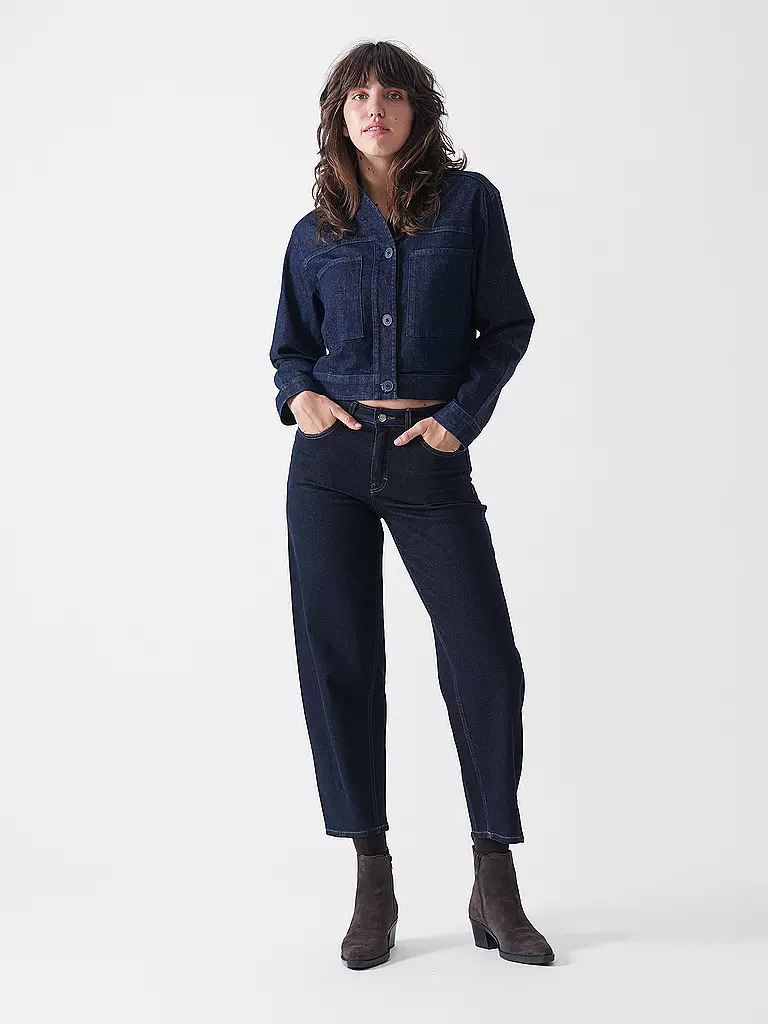 SOMEDAY | Jeans Balloon Fit 7/8 CELLMA BARREL | Blu scuro