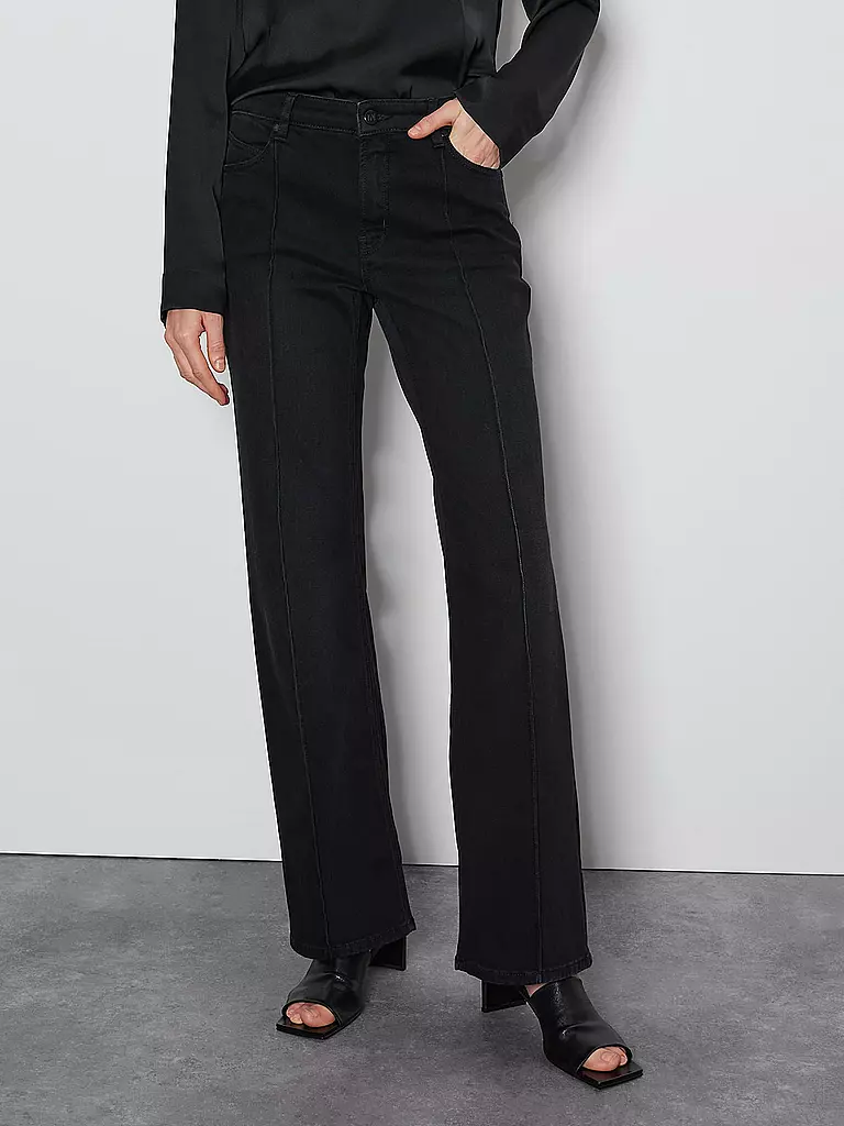 SOMEDAY | Jeans Wide Fit CARIE LINE | Nero