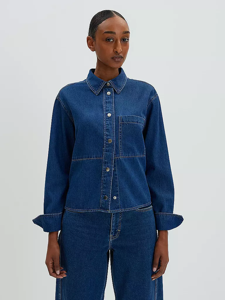 SOMEDAY | Jeansbluse ZAPIRA | Blu scuro