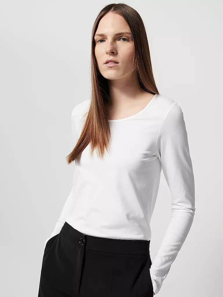 SOMEDAY | Langarmshirt KALIA | Bianco