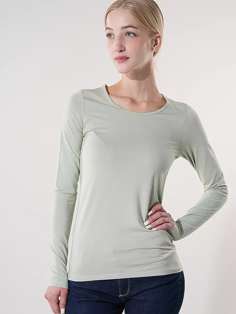 SOMEDAY | Langarmshirt KALIA | Verde chiaro