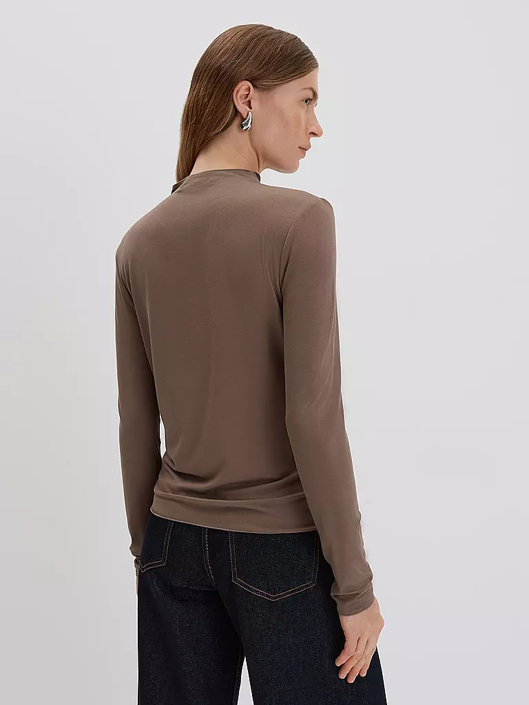 SOMEDAY | Langarmshirt KARINN | Marrone