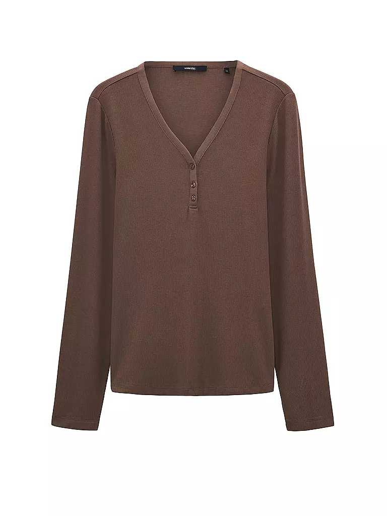 SOMEDAY | Langarmshirt KINOLA | Marrone
