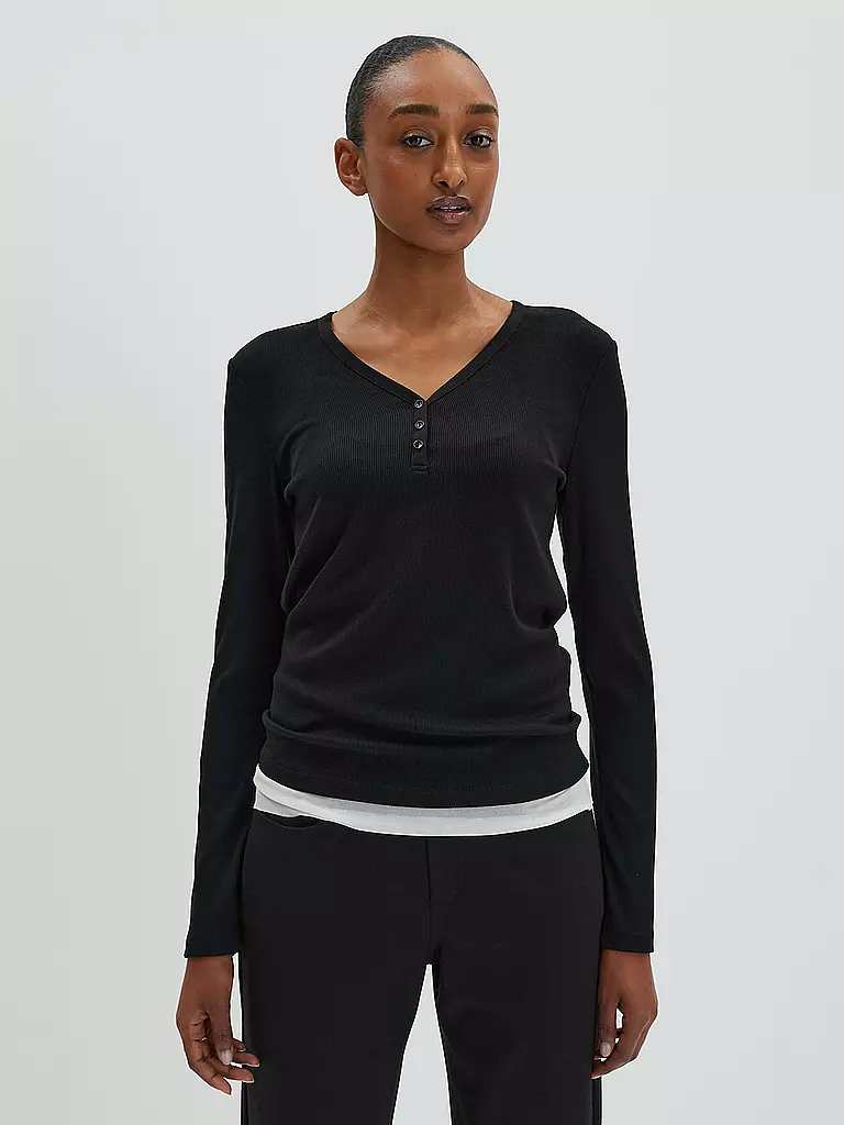 SOMEDAY | Langarmshirt KINOLA | Nero