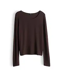 SOMEDAY | Langarmshirt KIROSA SOFT LONG | Marrone