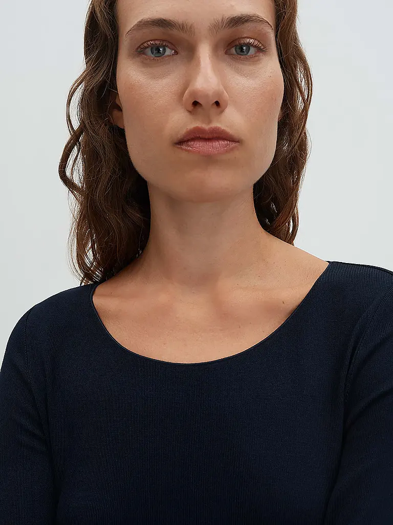 SOMEDAY | Langarmshirt KIROSA SOFT LONG | Blu scuro