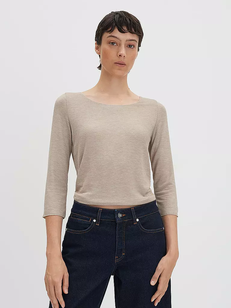 SOMEDAY | Langarmshirt KIROSA SOFT | Marrone