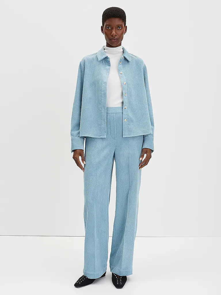 SOMEDAY | Marlenehose CEVIL CORDUROY | Blu chiaro