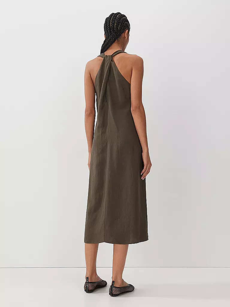SOMEDAY | Midikleid QEDIRA | Verde scuro