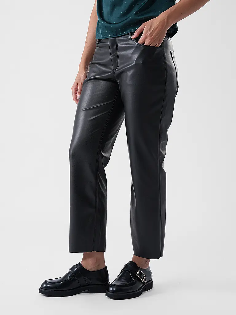 SOMEDAY | Pantaloni effetto pelle CARILE | Nero