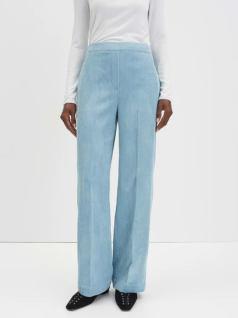 SOMEDAY | Pantaloni Marlene CEVIL CORDUROY | Blu chiaro