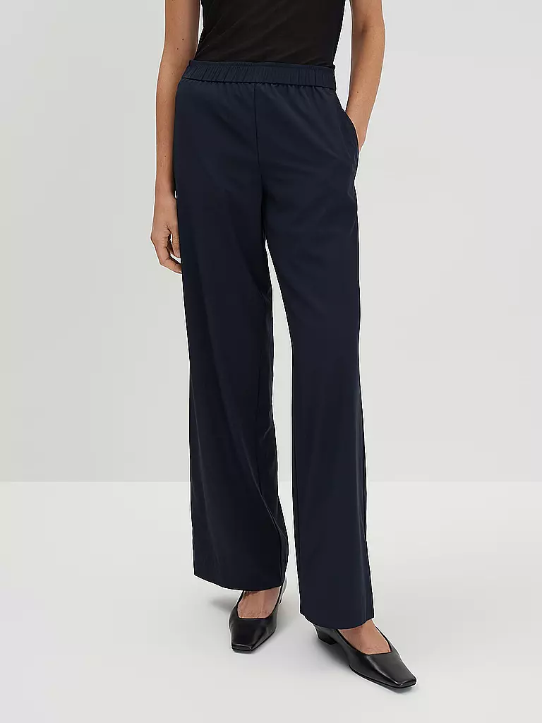 SOMEDAY | Pantaloni Marlene CHARLIE WIDE EASE | Blu scuro