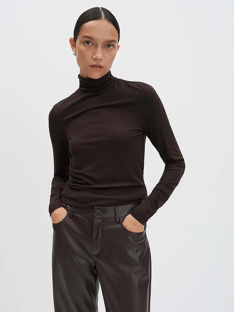 SOMEDAY | Rollkragenpullover KAVERY | Marrone