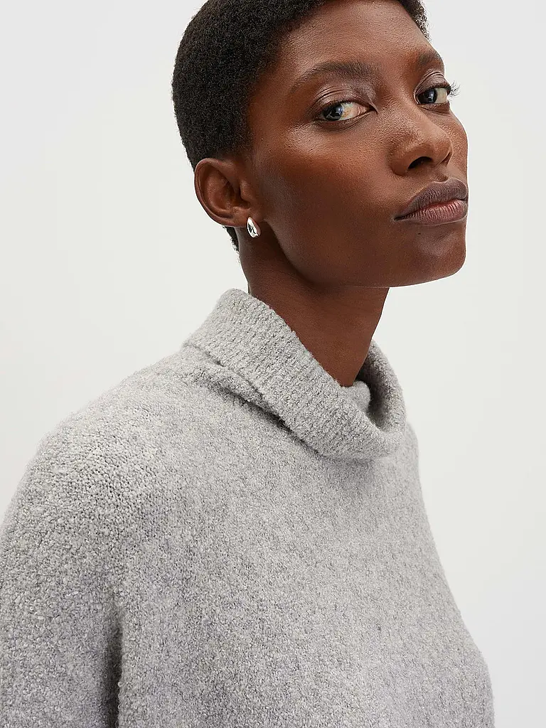 SOMEDAY | Rollkragenpullover TIOLA DETAIL | Grigio chiaro