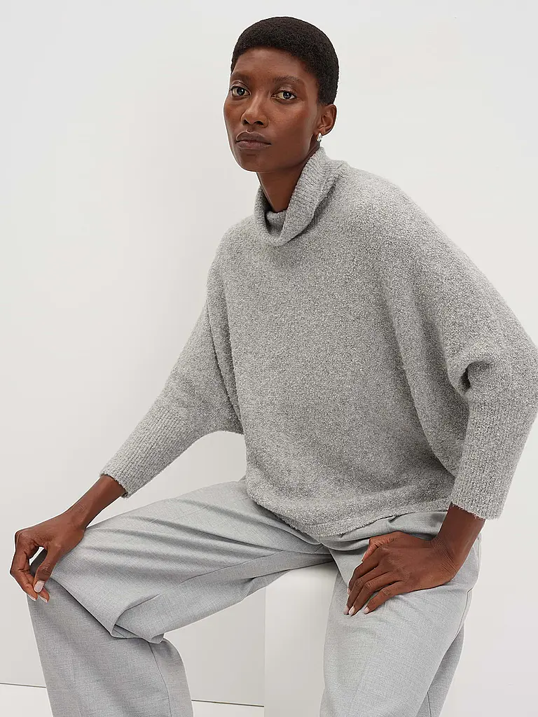 SOMEDAY | Rollkragenpullover TIOLA DETAIL | Grigio chiaro