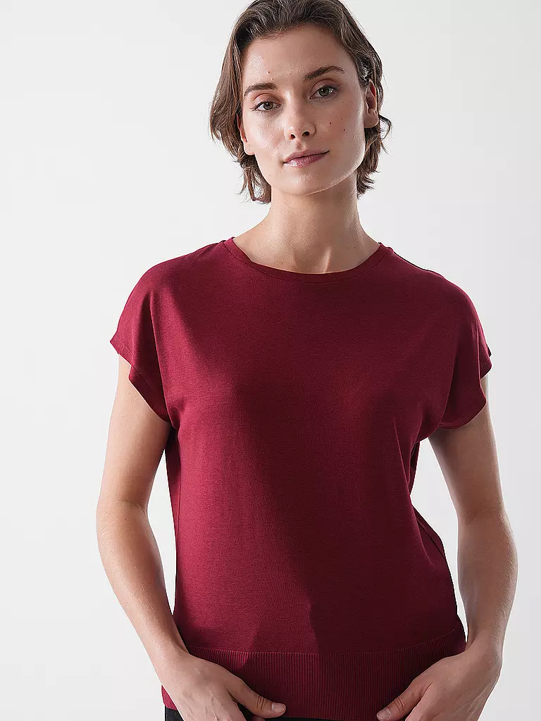 SOMEDAY | T-shirt KAJA | Rosso scuro