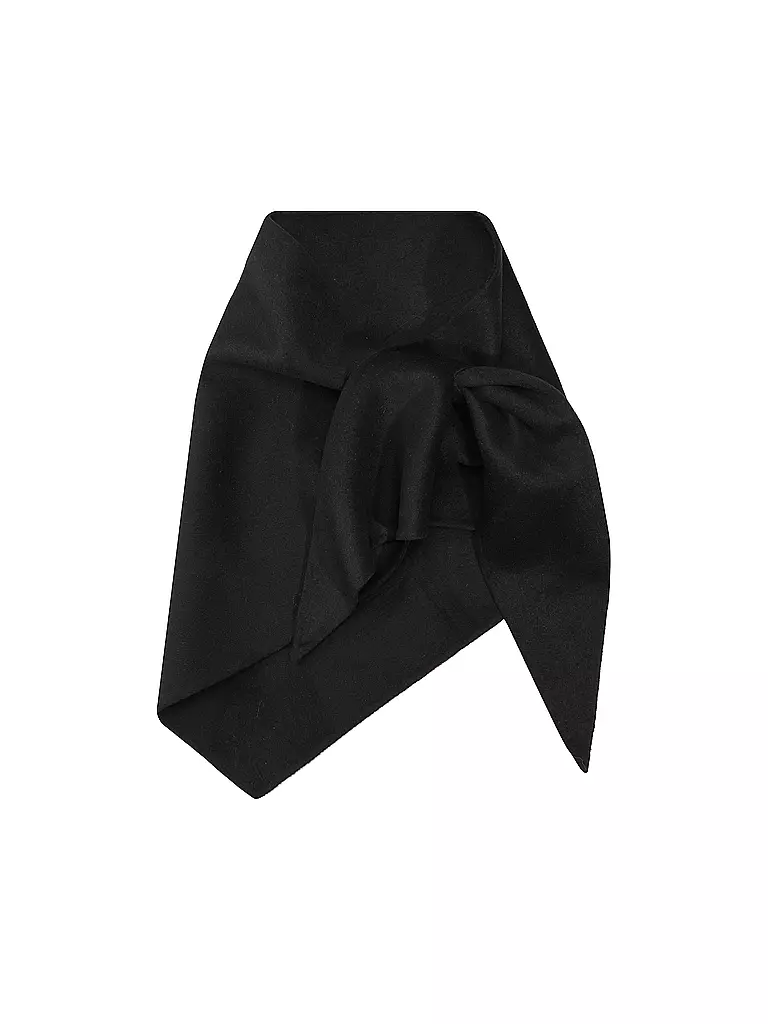 SOMEDAY | Telo - Poncho BLUNDA SCARF | Nero
