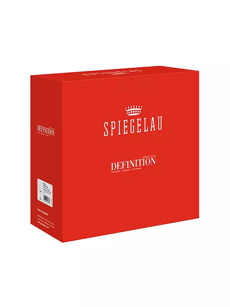 SPIEGELAU | Set da 2 calici da vino rosso/Bordeaux DEFINITION 750ml | Trasparente