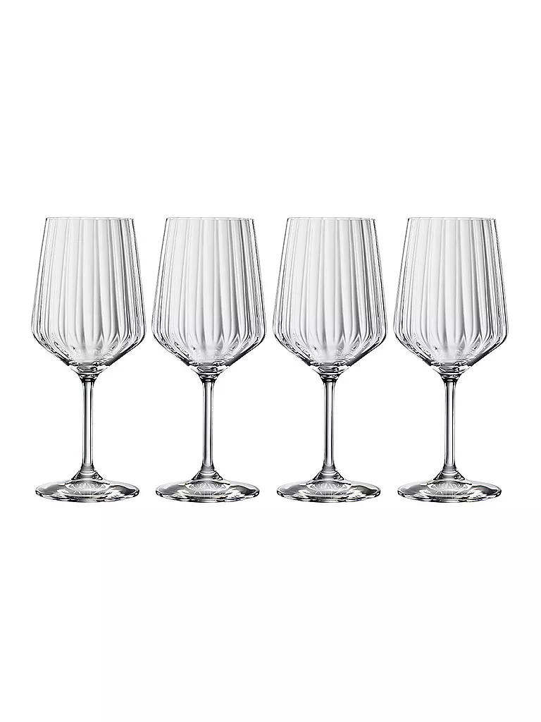 SPIEGELAU | Set di 4 bicchieri da vino rosso LIFESTYLE 4x630ml | Trasparente