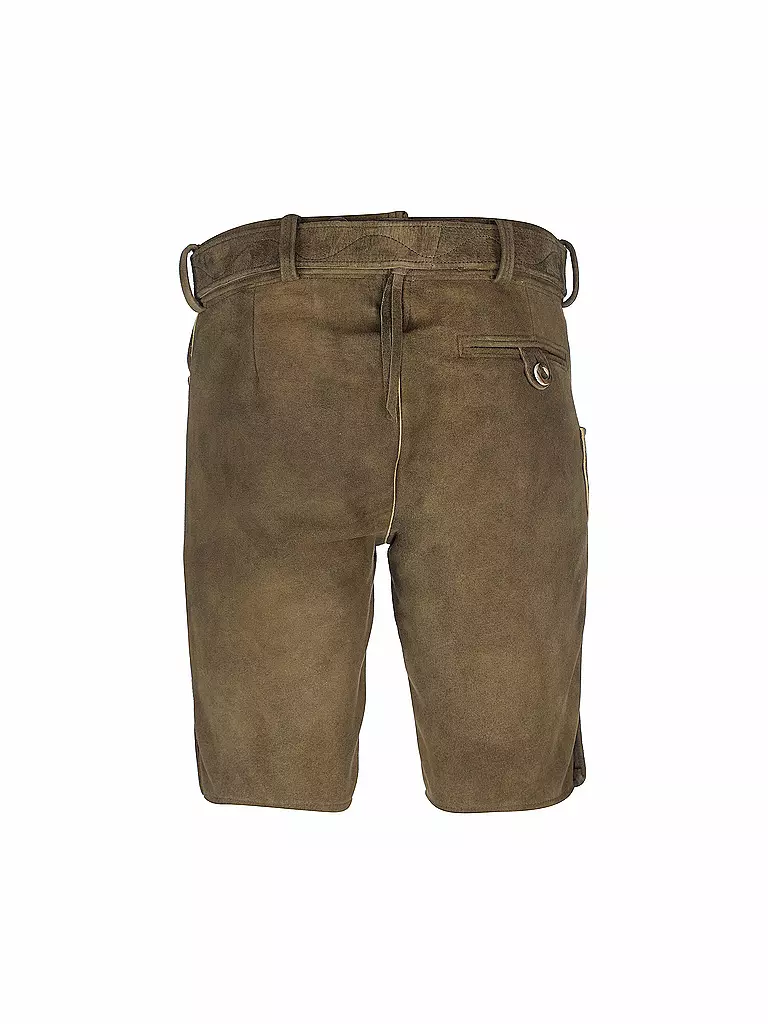 SPIETH & WENSKY | Lederhose Bisam | Marrone