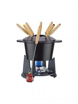 SPRING | Fonduta in ghisa "Grenoble" (Nero opaco)