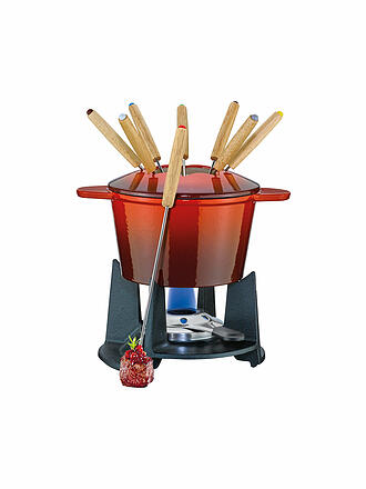 SPRING | Fonduta in ghisa "Grenoble" (Rosso)