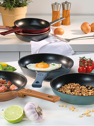 SPRING | Mini padella VULCANO 18cm Rosso Metallizzato