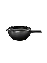 SPRING | Caquelon per fonduta in ghisa 20 cm nero opaco | Nero