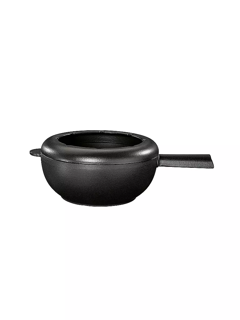 SPRING | Caquelon per fonduta in ghisa 20 cm nero opaco | Nero