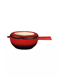 SPRING | Caquelon per fonduta in ghisa 20 cm nero opaco | Rosso
