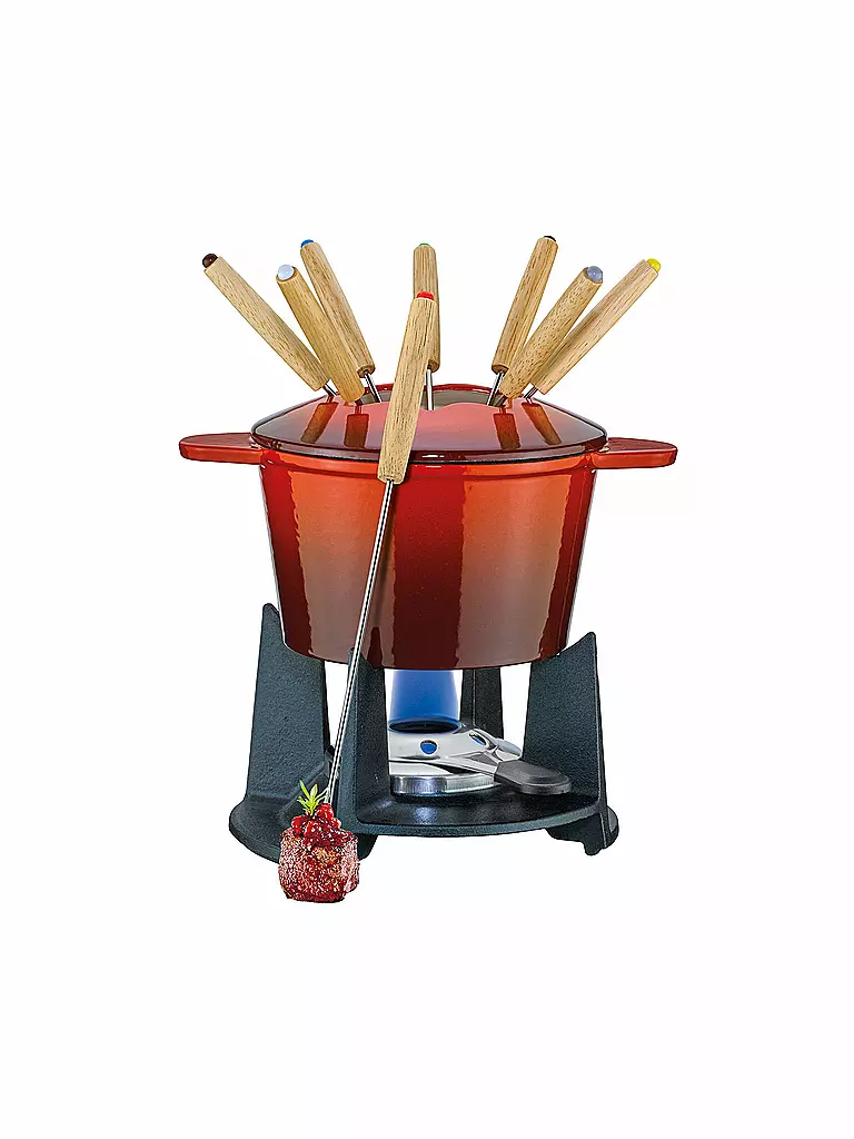 SPRING | Fonduta in ghisa "Grenoble" (Rosso) | Rosso