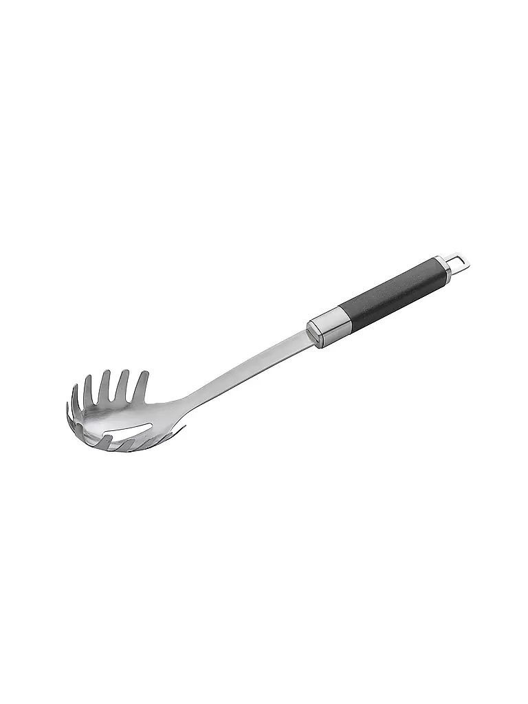 SPRING | Mestolo per spaghetti 34,5 cm FUSION2+ acciaio inox nero | Argento
