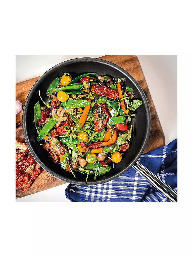 SPRING | Padella alta XL VULCANO CLASSIC 28cm | Nero