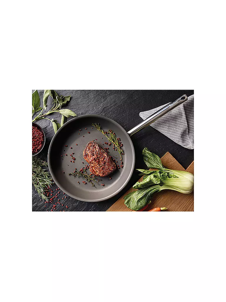 SPRING | Padella BRIGADE ULTIMATE 28 cm 5PLY-Antiaderente | Nero